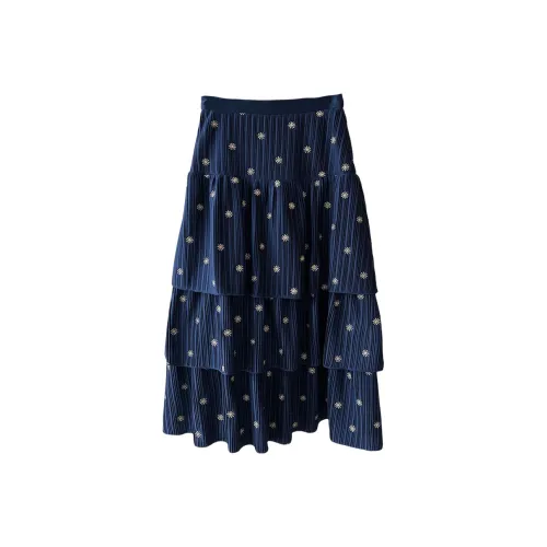 NancyCavally Повседневный Длинный Юбка Женские