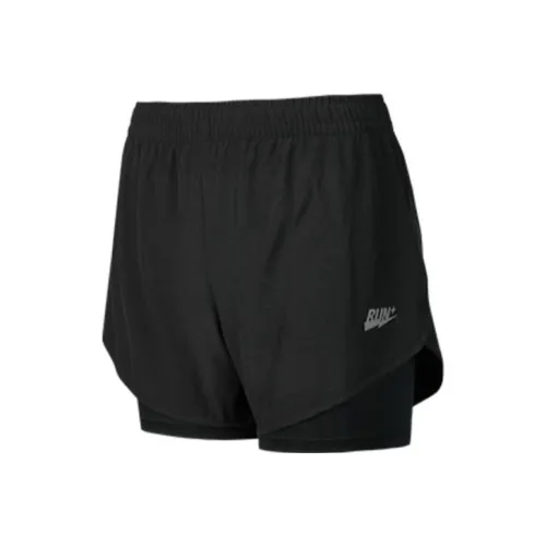 QIAODAN Черные Женские Спортивные Шорты