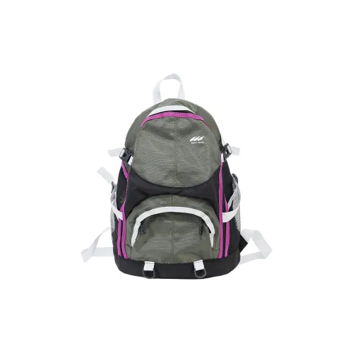 GOBLIN SHARKS 1759 Нейлон Рюкзак Унисекс Зеленый Фиолетовый