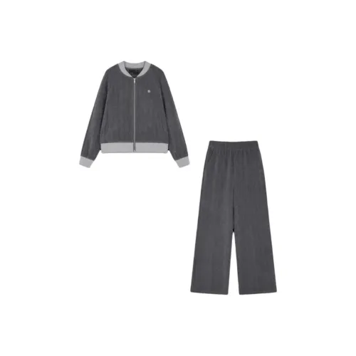 IHIMI Серый Женские Повседневные Костюмы