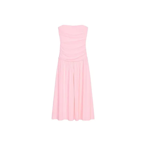 ZARA Trf Без рукавов Платье Женское Розовое