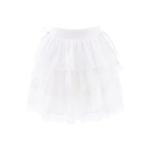 Blovelan Повседневные короткие юбки Женские Белые
