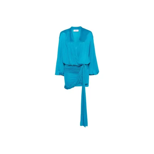 Blumarine Blue Женские Длинные Платья с Рукавами