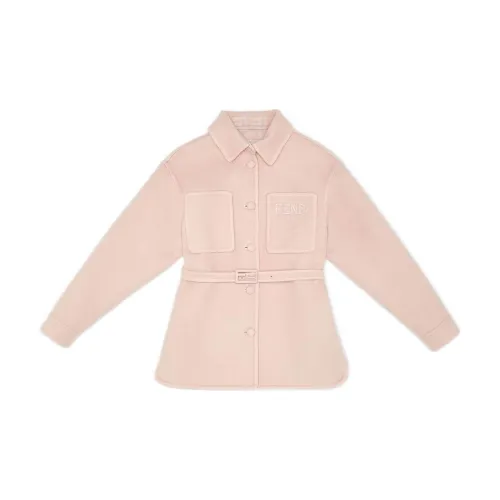 FENDI Куртки и Пальто Розовый Детский