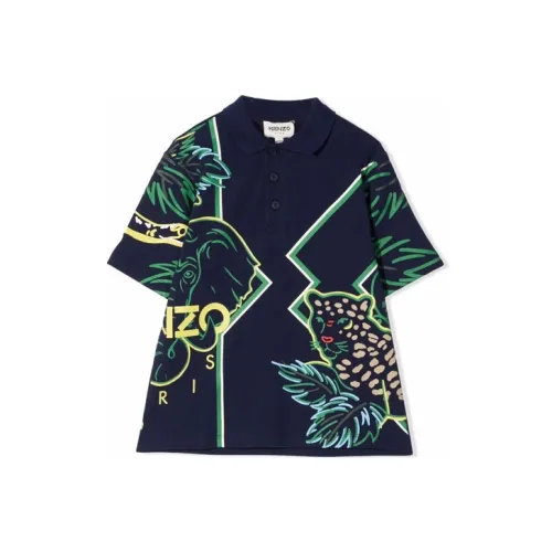 KENZO Черные Детские Рубашки