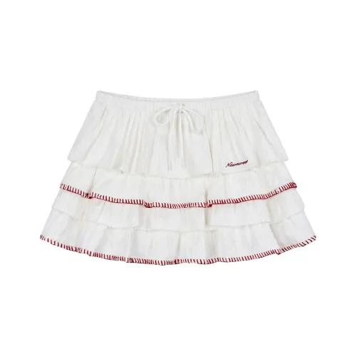 NS76 Повседневные короткие юбки Женские Белые