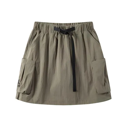 OUTDOOR PRODUCTS Повседневные короткие юбки Женские Ванильный Зеленый