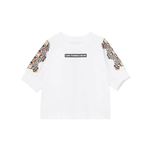 Burberry Белые Детские Рубашки