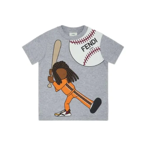 FENDI Серый Kids T-рубашки