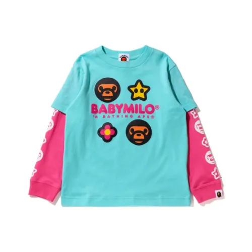 A BATHING APE T-рубашка Весна-осень Детская