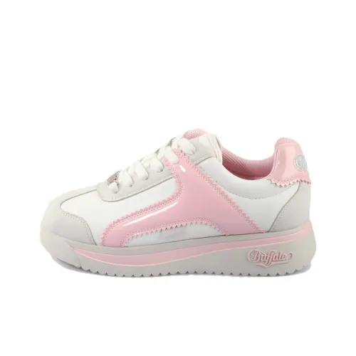 Buffalo Casual Low Top Кремовый/Розовый/Белый Унисекс