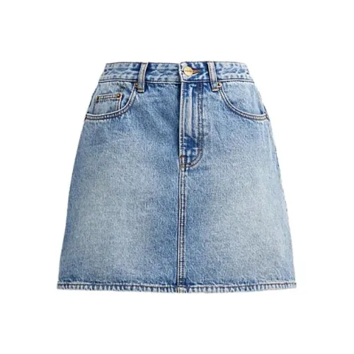 COACH FW23 Джинсовые короткие юбки Женские Светло-синий