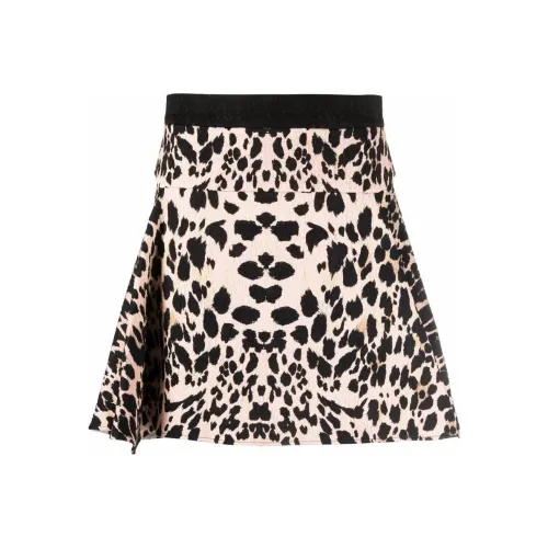 Roberto Cavalli Повседневные короткие юбки Женские Бежевый
