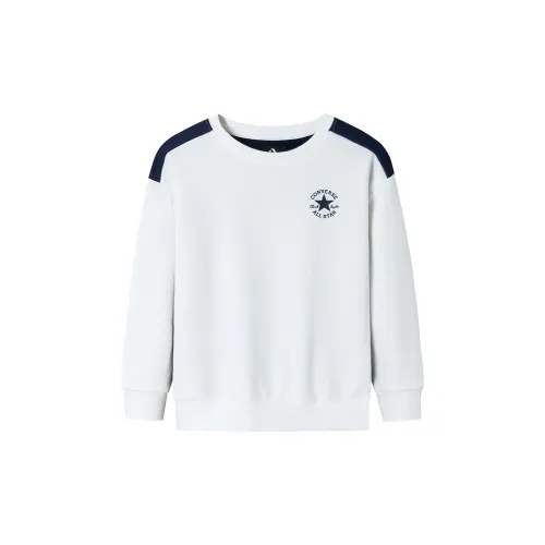 Конверс Толстовка Перьевая Белая Дети Возраст 3-7 Лет