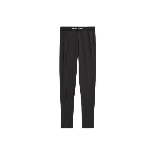 BALENCIAGA Черные Женские Спортивные Брюки