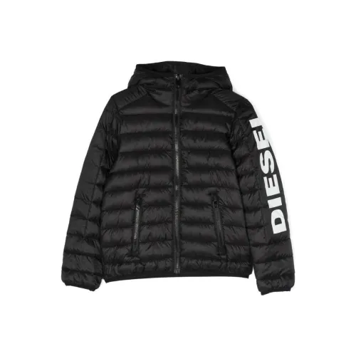 DIESEL Черный Kids Пуховики