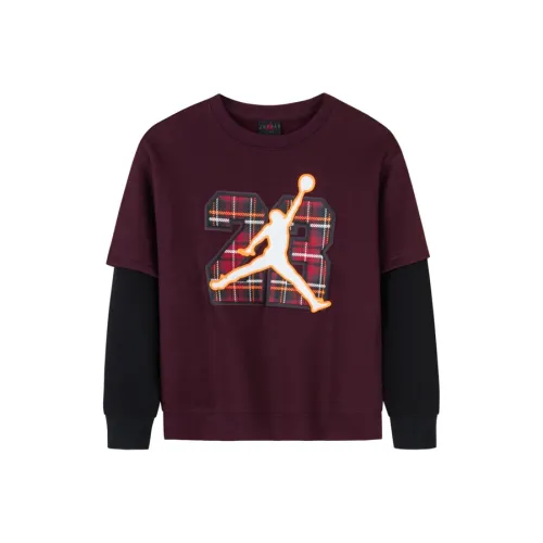 Джордан Свитшот Порт Бордовый Подростки