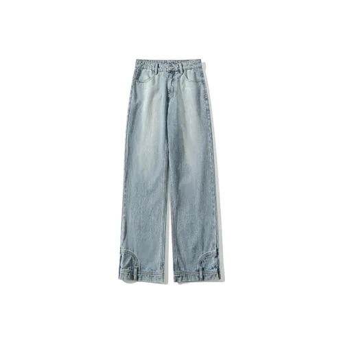 PANDA BASE Синие Унисекс Джинсы