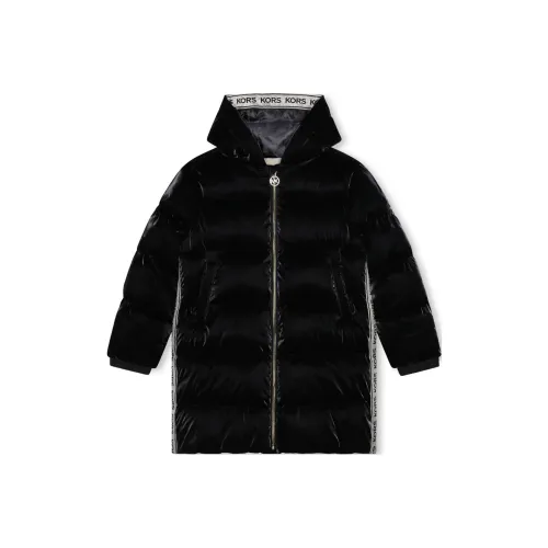 MICHAEL KORS SS24 Хлопковый пуховик Черный Детский