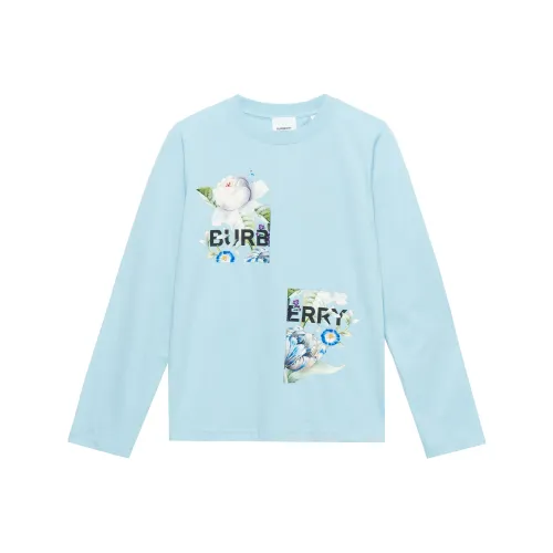 Burberry T-рубашка FW22 розовая и синяя детская