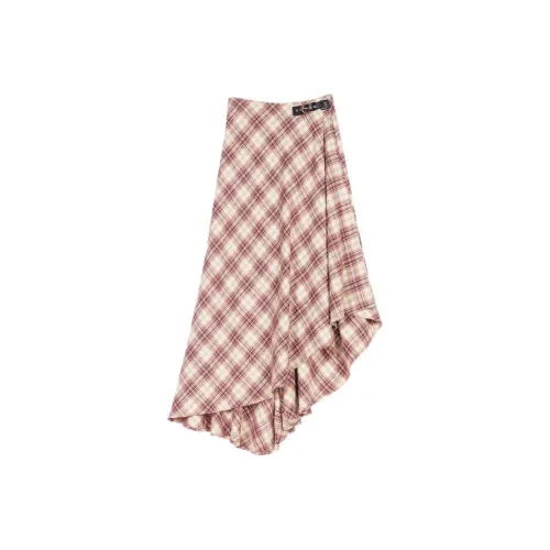 Maje Повседневный Длинный Юбка Женская Бежево-Желтая