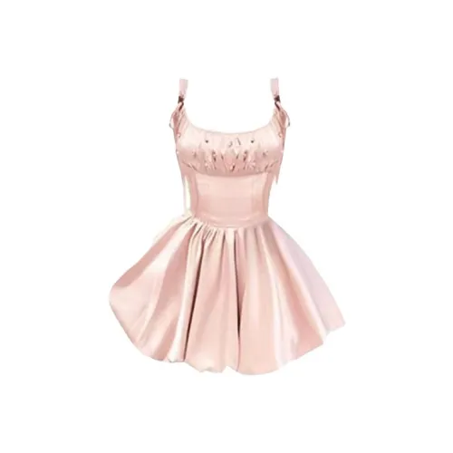 SCCREBEL OFFICIAL Slip Платье Женское Розовое