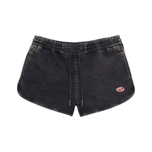 DIESEL Черные Женские Джинсовые Шорты