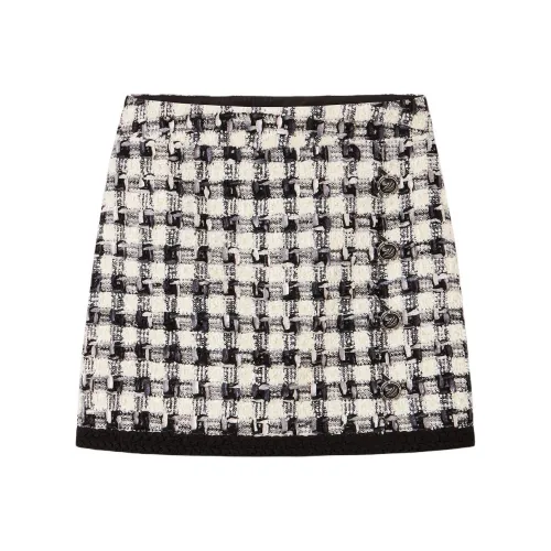 Karl Lagerfeld Повседневные короткие юбки Женские Черный Белый