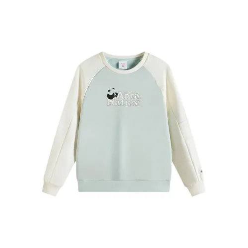 Antakids Толстовка Эфирно-зеленый Свет Willow Белый Подростки