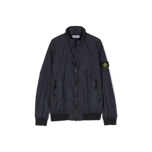 STONE ISLAND Темно-синий Kids Куртки