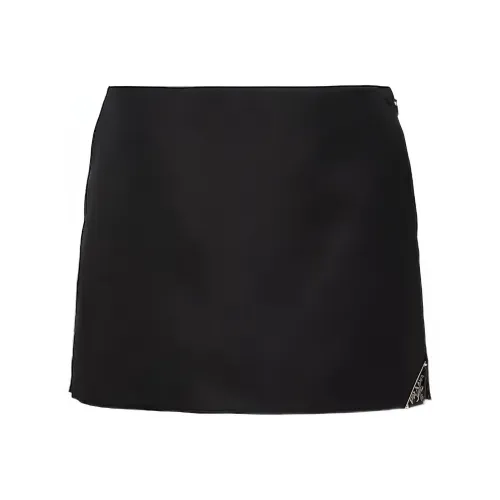 PRADA RE Нейлон SS23 Повседневные короткие юбки Женские Черный