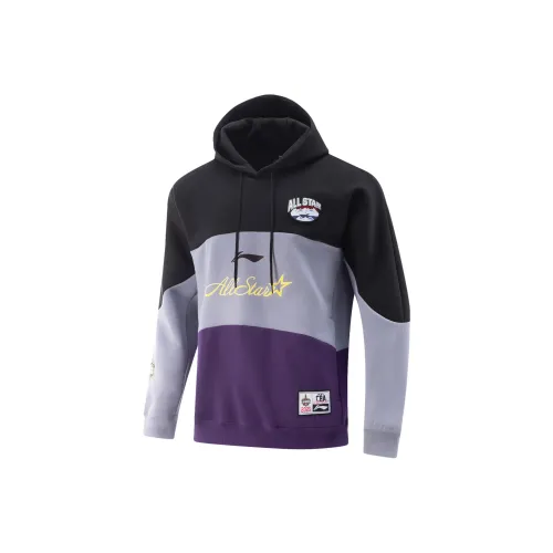 Лайнер CBA ALL STAR COLLECTION Basketball Collection Свитшот Мужской Черный Misty Серо-фиолетовый