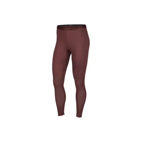 NIKE Dri Fit Темно-бордовый цвет Женские Спортивные Брюки
