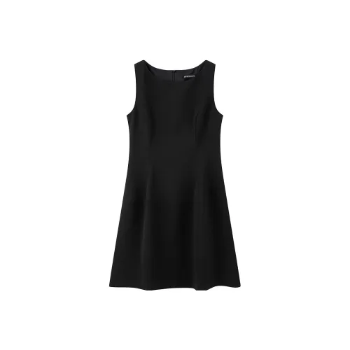PEACEBIRD Без рукавов Платье Женское Черное