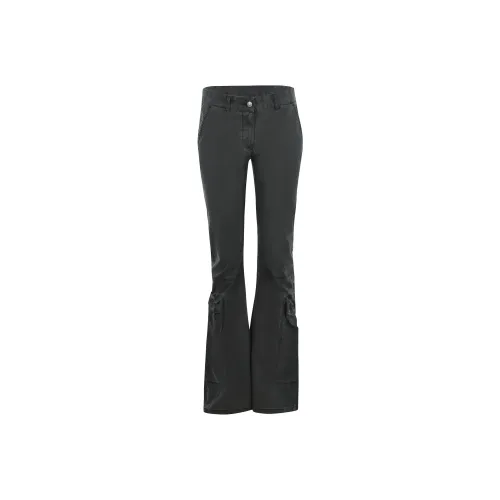 DIESEL Темно-серые Женские Джинсы