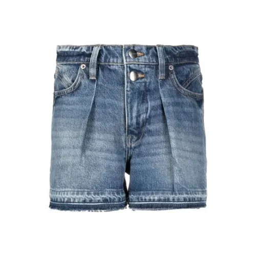 Рамка Синий Женские Джинсовые Шорты