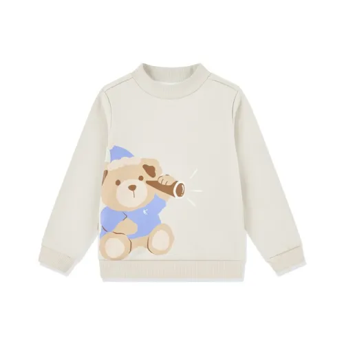 QIAODAN Толстовка Античный фарфор Белый Дети Возраст 3-7 лет