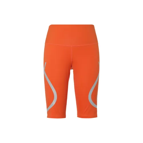 Adidas Апельсин Женские Спортивные Шорты
