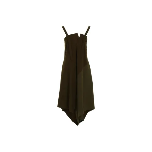 Yohji Yamamoto Khaki Женские Платья без рукавов