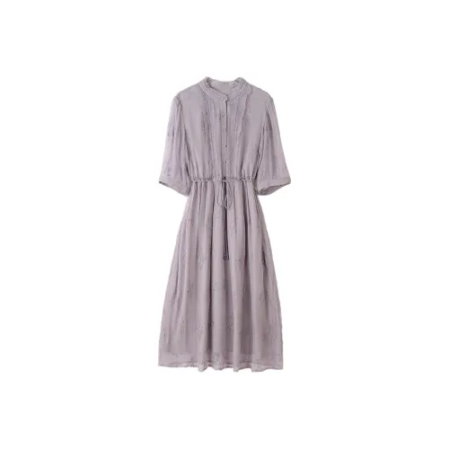 To The West Длинное Платье с Длинными Рукавами Женское