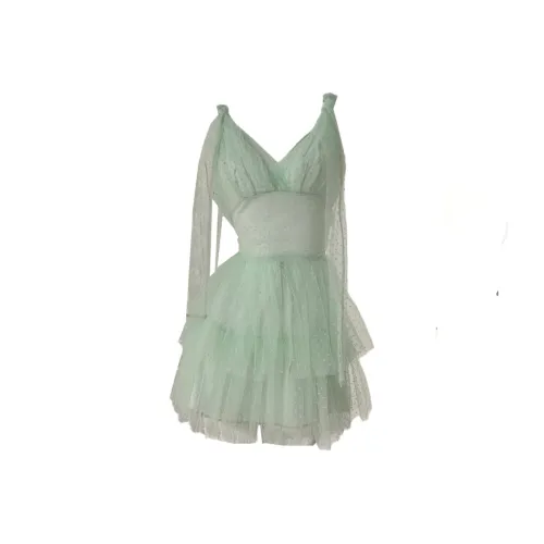 VKXOW Slip Платье Женское Светло-Зеленое