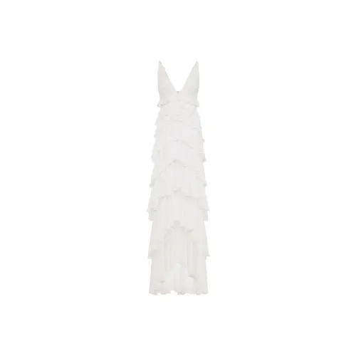 Elisabetta Franchi Белый Женские Слиплатья
