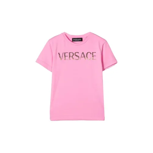 VERSACE Розовые Детские Рубашки T