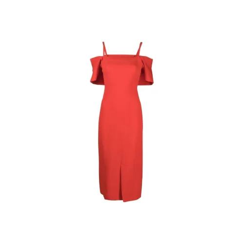 VICTORIA BECKHAM Slip Платье Женское Красное