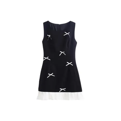 PAIN OR PLEASURE Без рукавов Платье Женское Черное