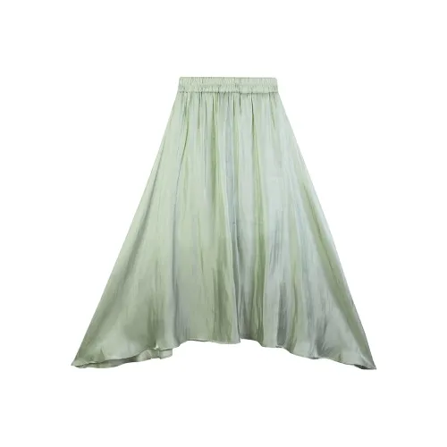 HEYMARKET Бирюзовая Женская Повседневная Длинная Юбка