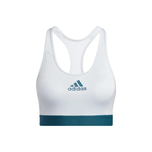 Adidas Белый и синий цвет Женские спортивные майки без рукавов