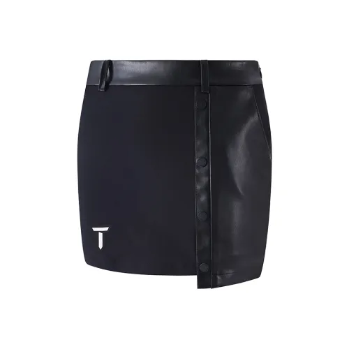 EUROPEAN TOUR Повседневные короткие юбки Осенний Женский Черный