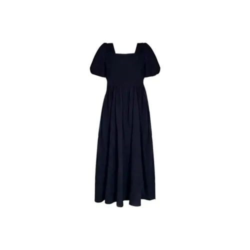 ZUKIZUKI Короткое платье с короткими рукавами женское черное