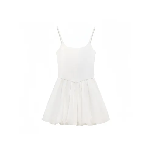 FOCOS STUDIO Slip Платье Женское Белое